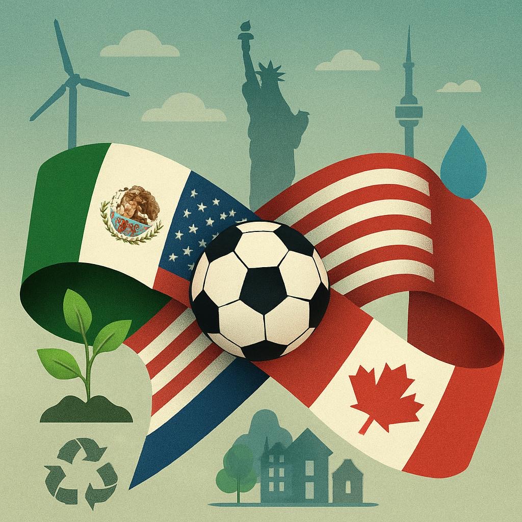 Tres países, un solo reto: construir un Mundial sostenible