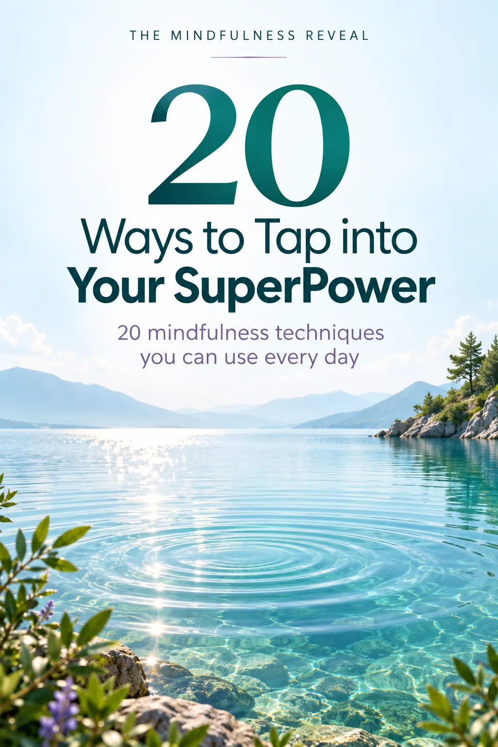 20 Ways to Tap into Your SuperPower — mindfulness guide cover