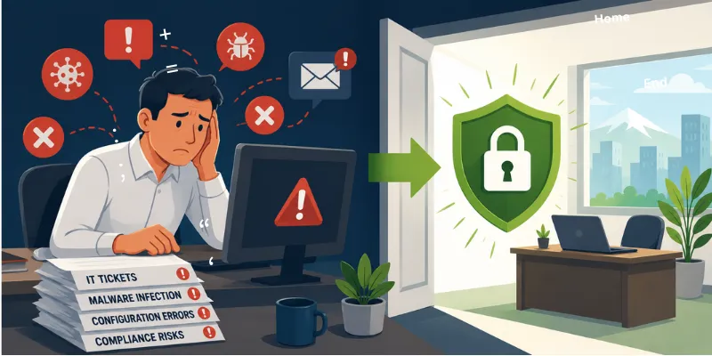 Why Removing Local Admin Rights Reduces IT Tickets and Cybersecurity Risk