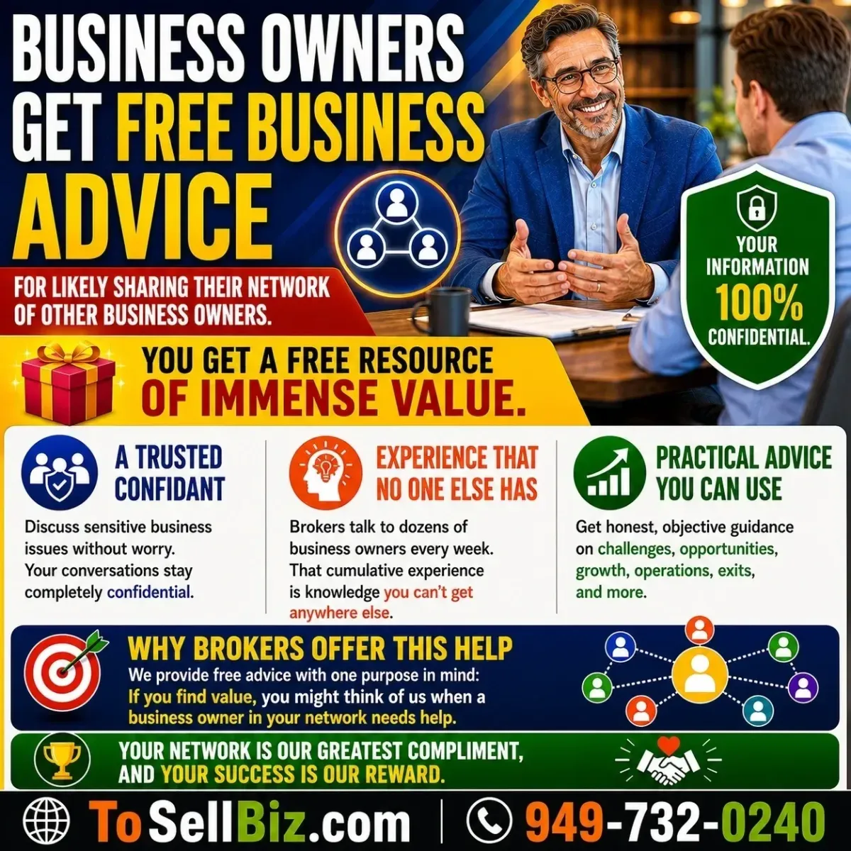 Business Owners Get Free Business Advice. Why?
