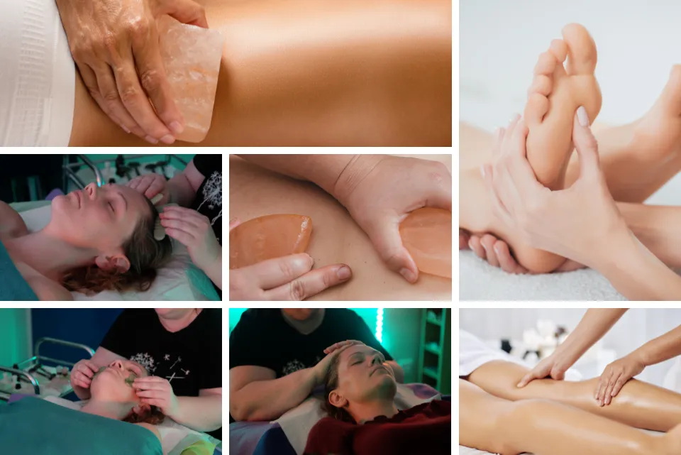 salt stone massage