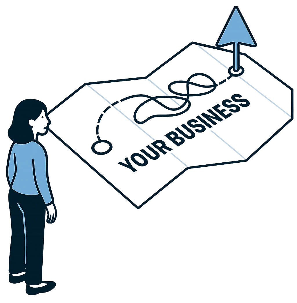 digital marketing and SEO audit dashboard illustration