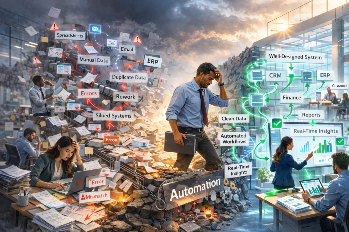 Why Automation Makes Bad Systems Feel Worse