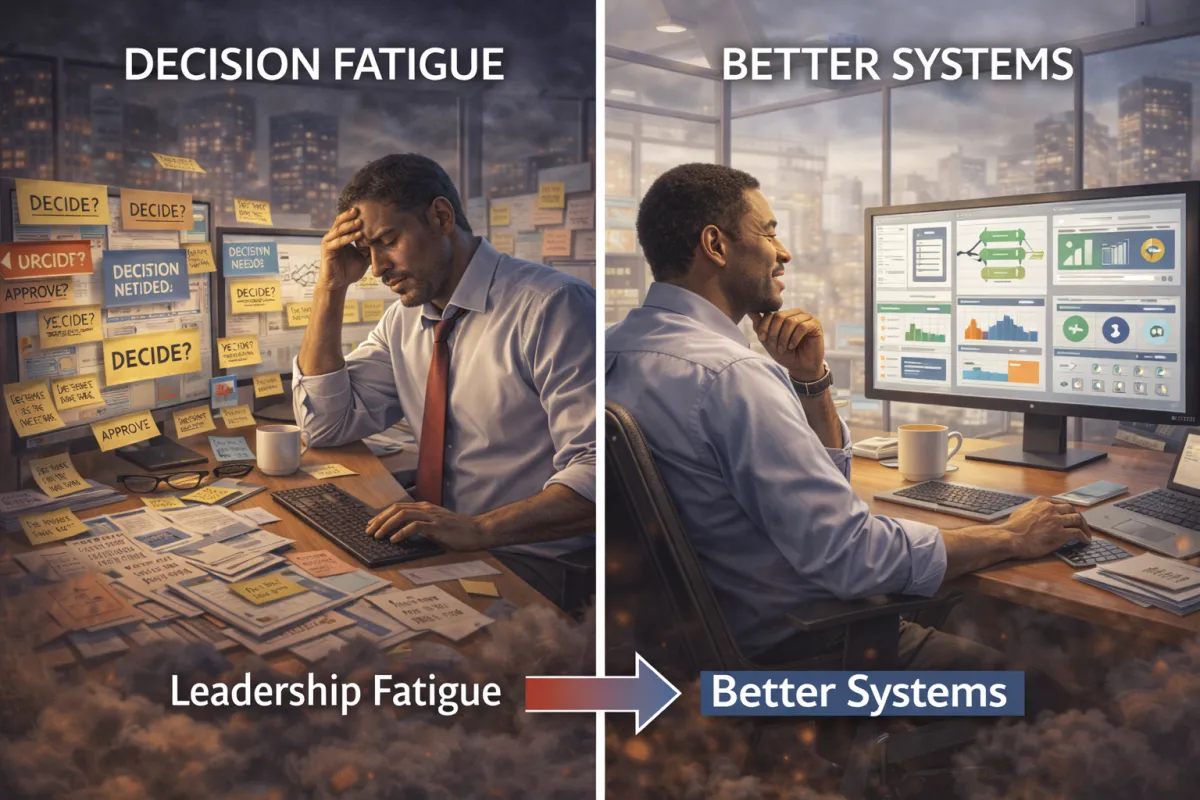 Decision Fatigue Isn’t a Leadership Flaw, It’s a Systems Signal