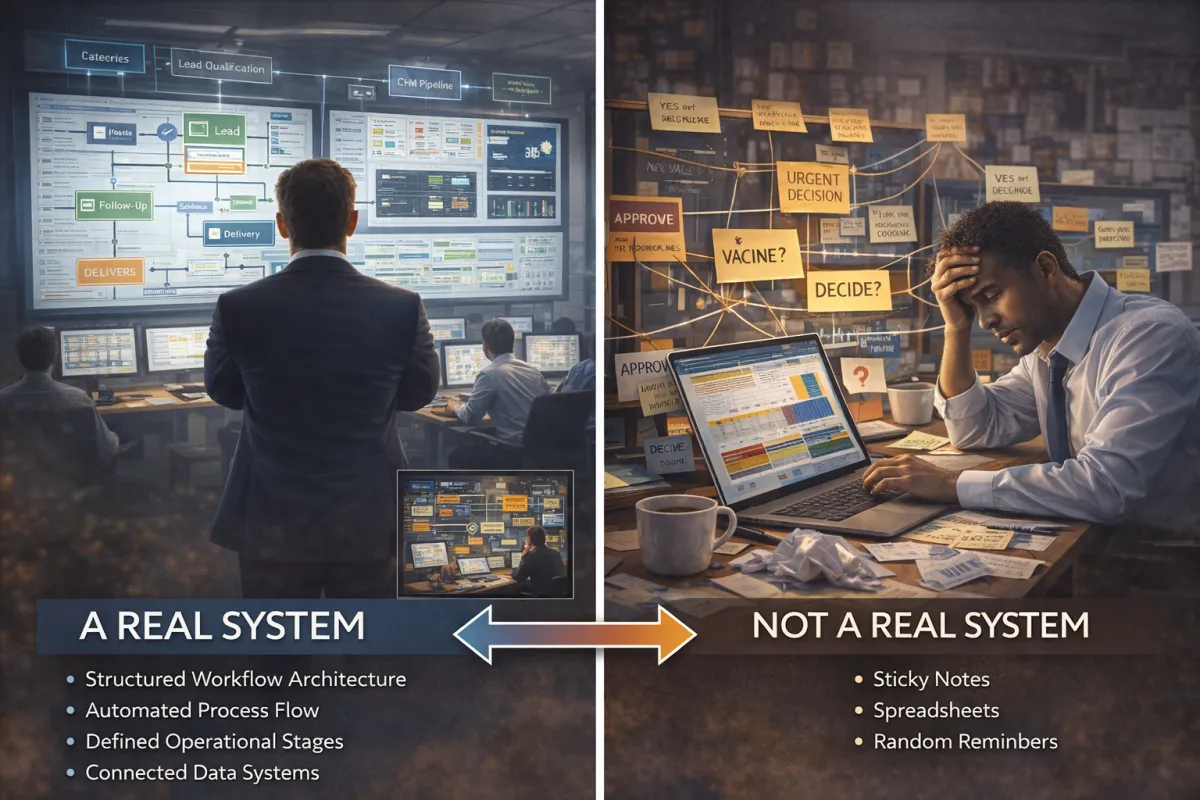 What a Real System Is (And What People Mistake for One)