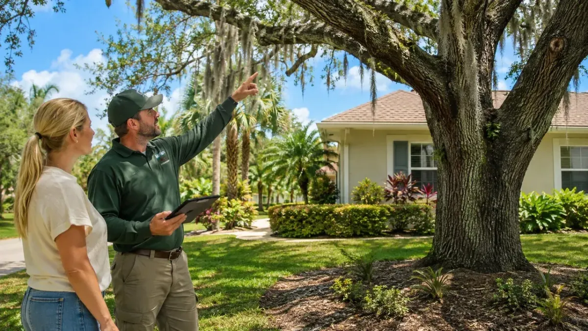 Residential lot clearing and vegetation removal for property development in Hawthorne, FL