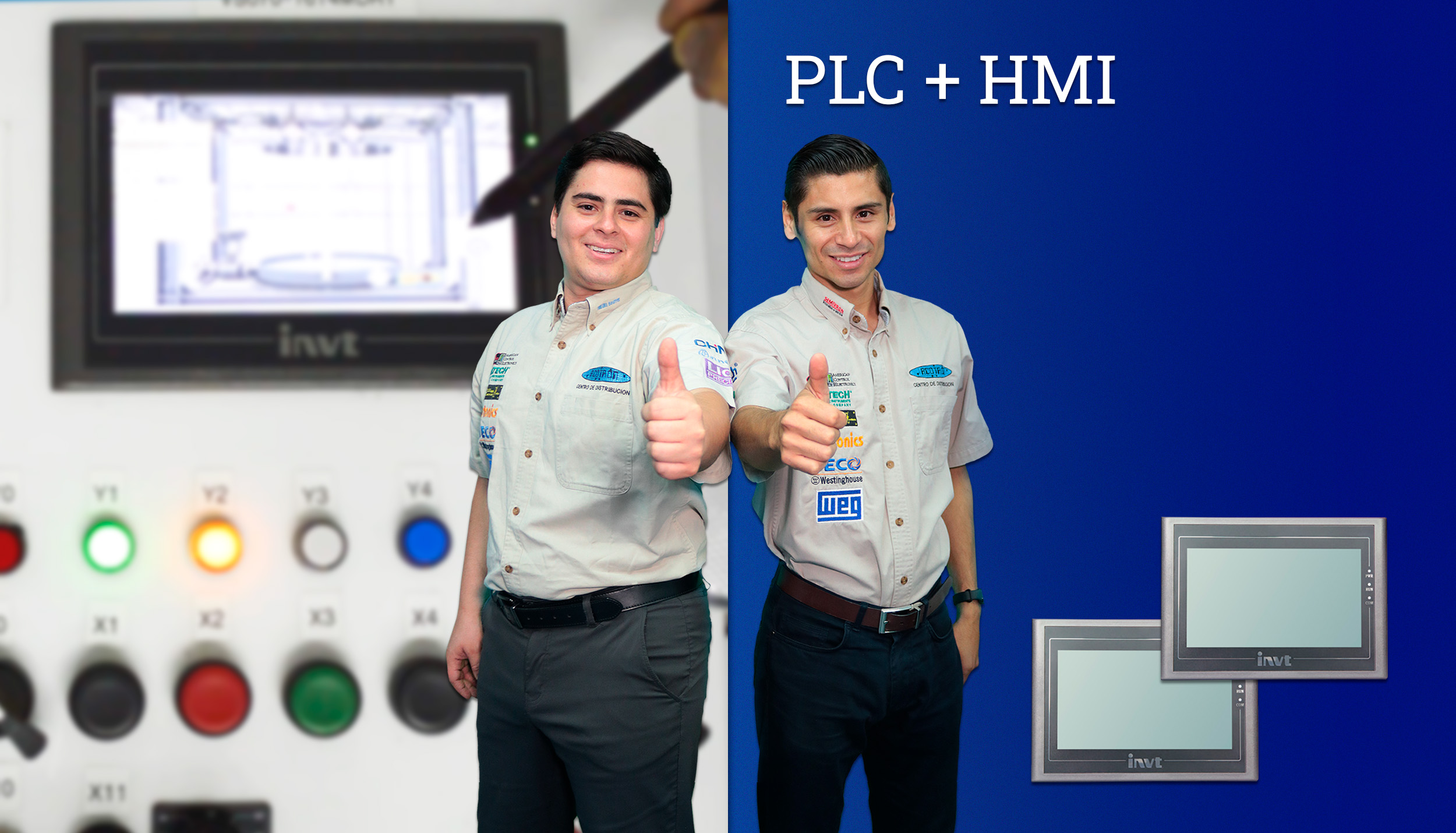 automatiacion con pantallas HMI automatizacion PLC