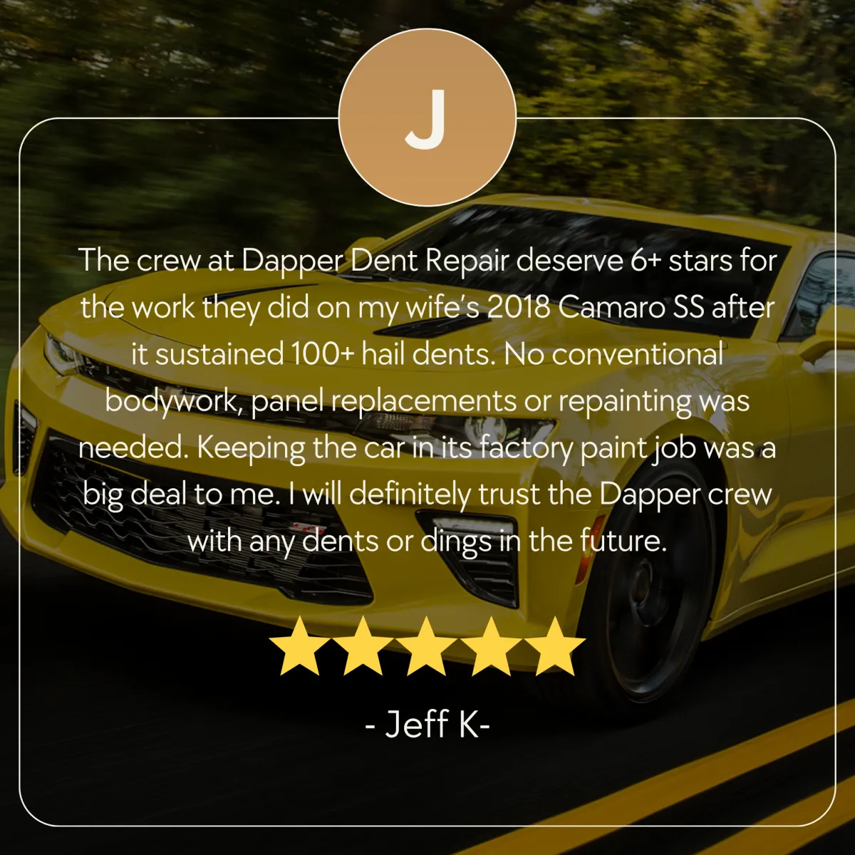 Customer Reviews Dapper Dent Repair Ashland City TN