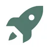 Rocket icon representing momentum, personal growth, and continued forward progress over time.