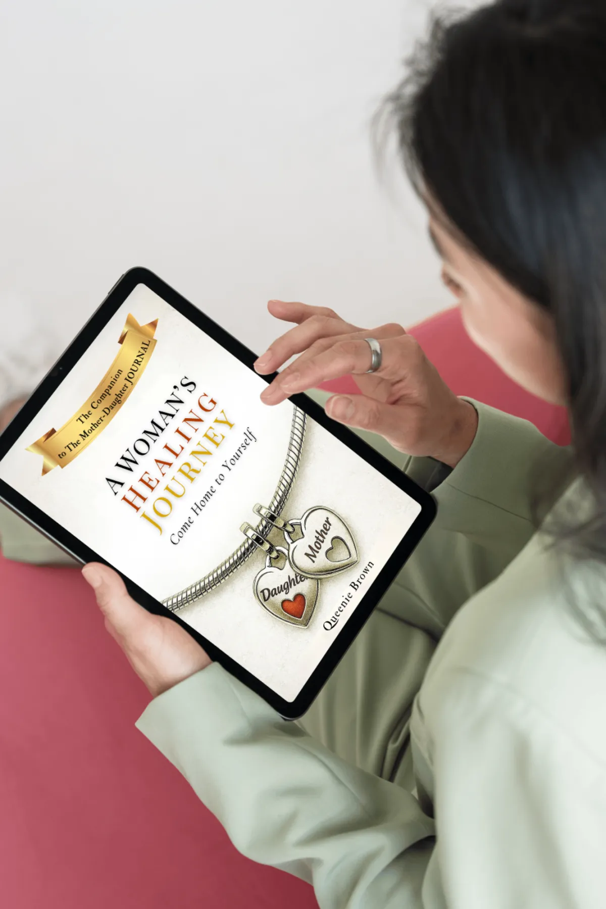 Mother–Daughter Journey journal mockup for generational healing and mother-line restoration.