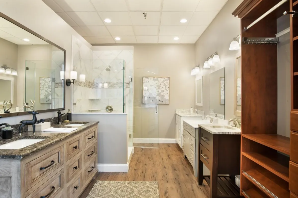 white wooden 2 drawer chest