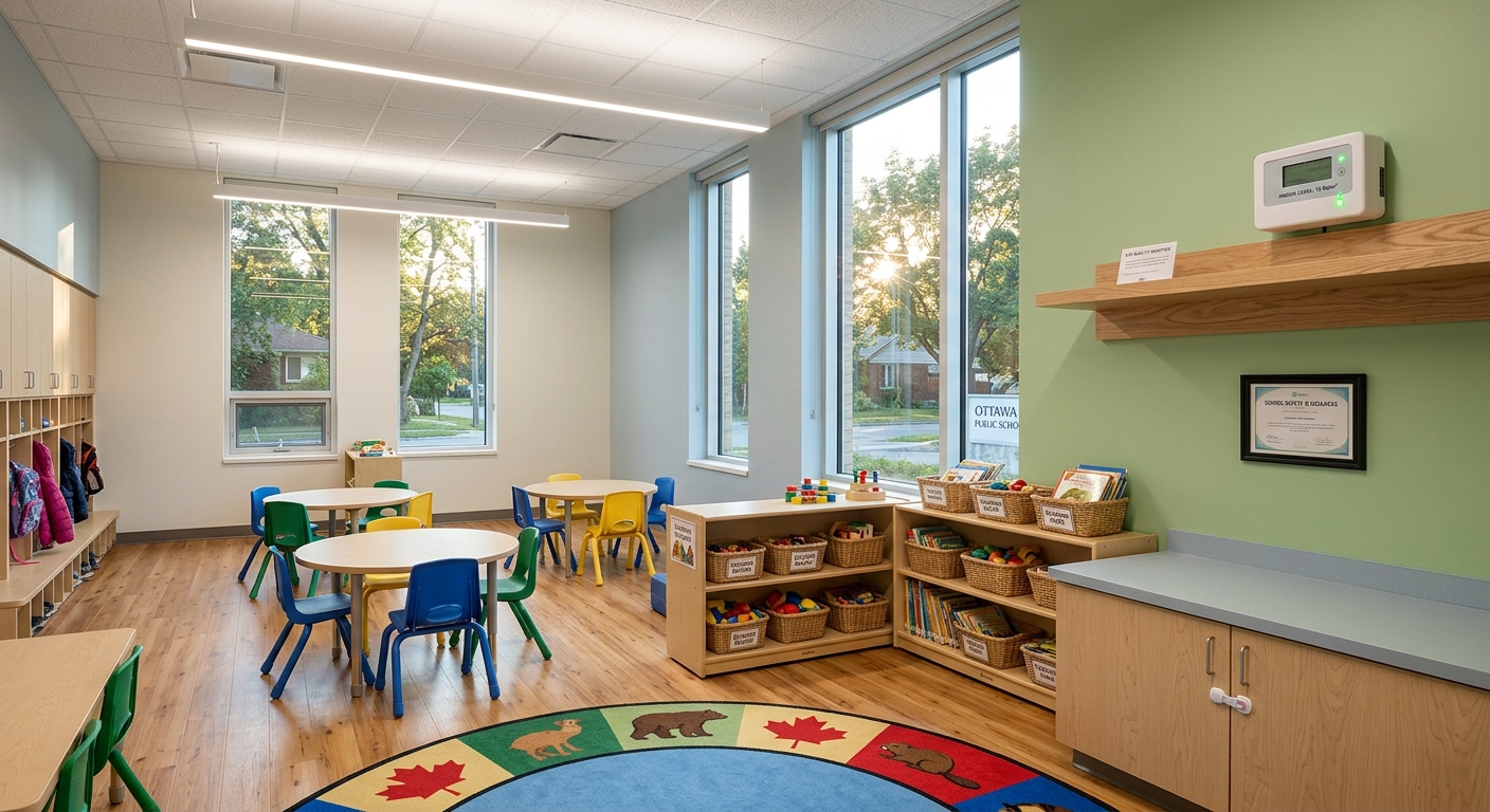 Le radon dans les écoles et les crèches d’Ottawa : nouvelles normes pour 2026