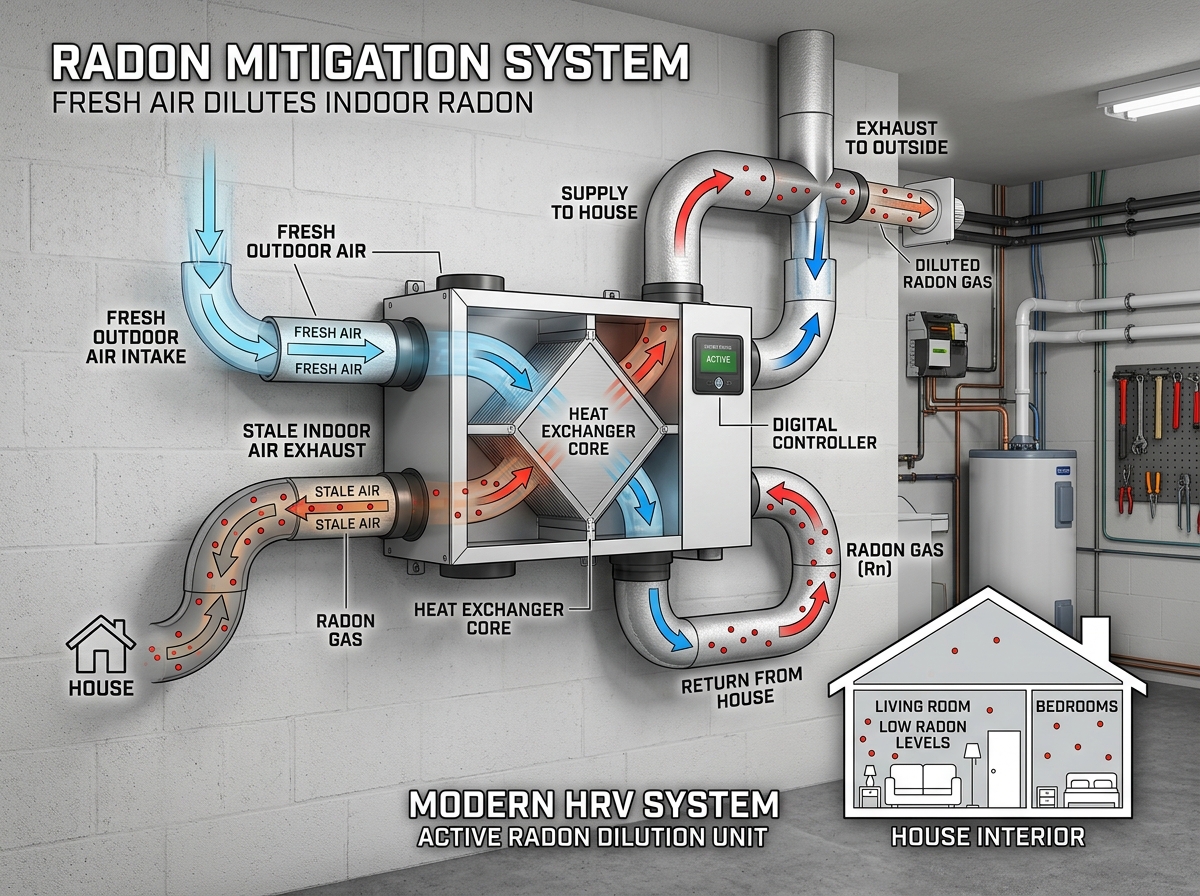 Can HRVs and Air Exchangers Reduce Radon in Your Home?