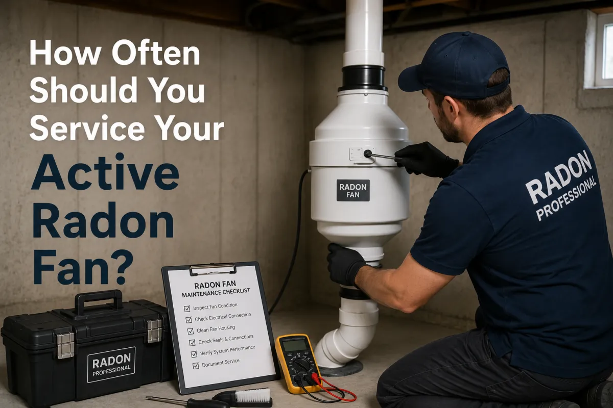 How Often Should You Service Your Active Radon Fan?
