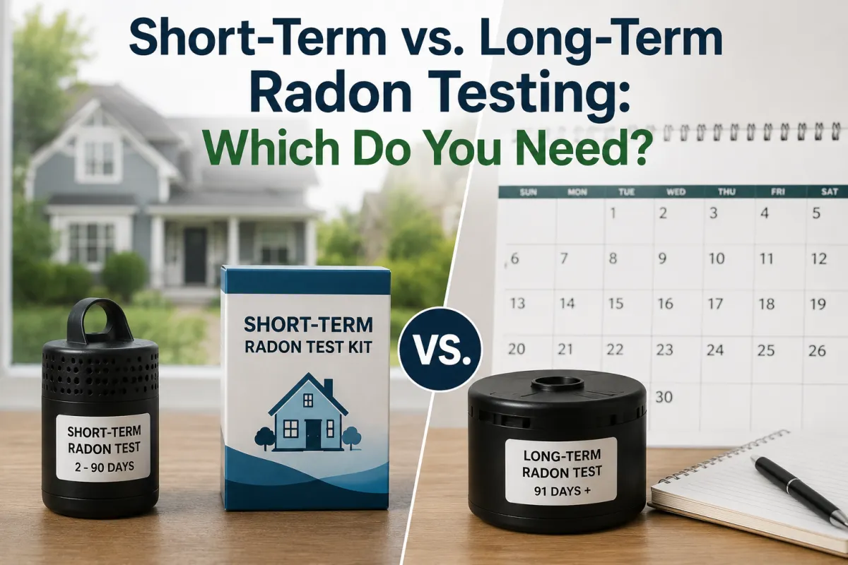 Short-Term vs. Long-Term Radon Testing: Which Do You Need?