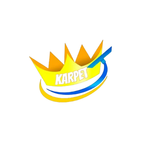The Karpet Kings logo featuring a clean modern crown design representing professional carpet and surface cleaning services.