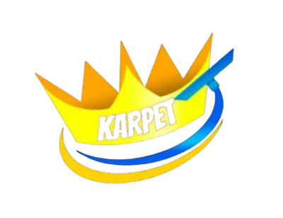 The Karpet Kings logo featuring a clean modern crown design representing professional carpet and surface cleaning services.