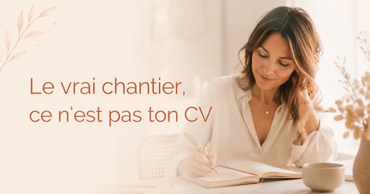 Reconversion professionnelle après 40 ans : et si le vrai chantier, c'était toi ?