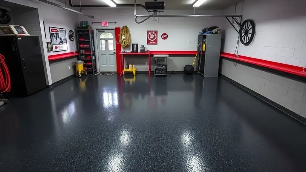 Garage Floor Coating projects showcasing vibrant finishes in Milwaukee, WI