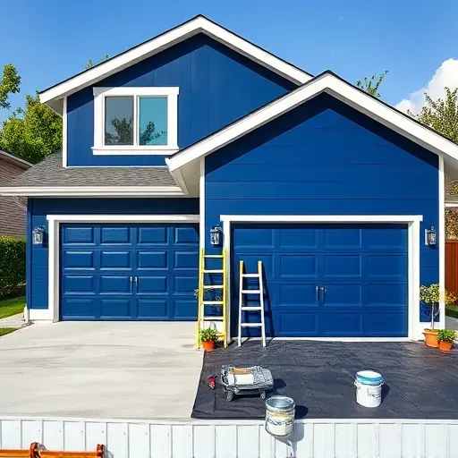 Painting contractor project showcasing a freshly painted home exterior in Milwaukee WI with vibrant colors