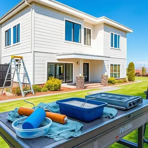 Completed painting project showcasing vibrant colors and flawless finish by a Milwaukee painting contractor.