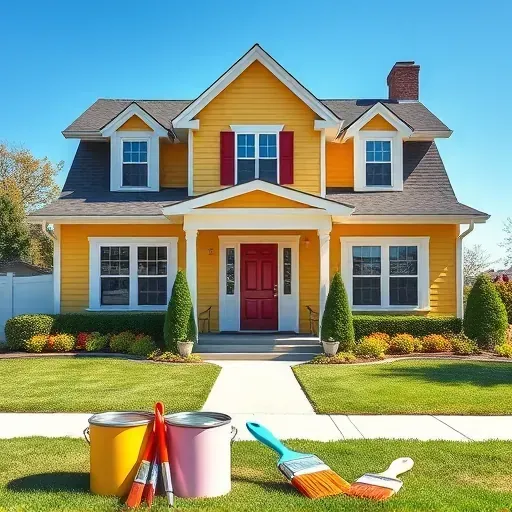 Completed painting project in Wauwatosa WI showcasing a charming home with vibrant exteriors and meticulous landscaping.