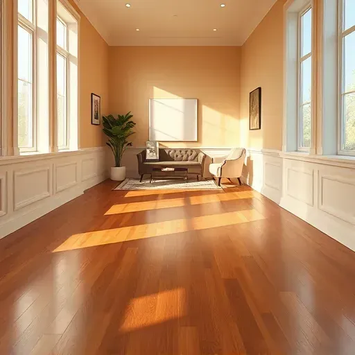 Freshly painted interior in Milwaukee featuring smooth neutral walls, sleek trim, natural light, and polished hardwood floors.