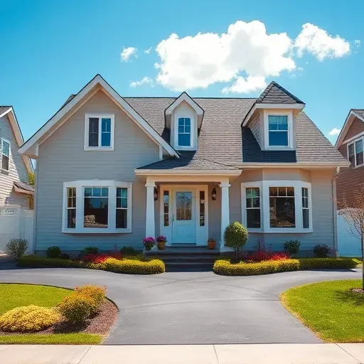 Freshly painted home exterior in South Milwaukee with pristine walls, white window frames, and vibrant landscaping.