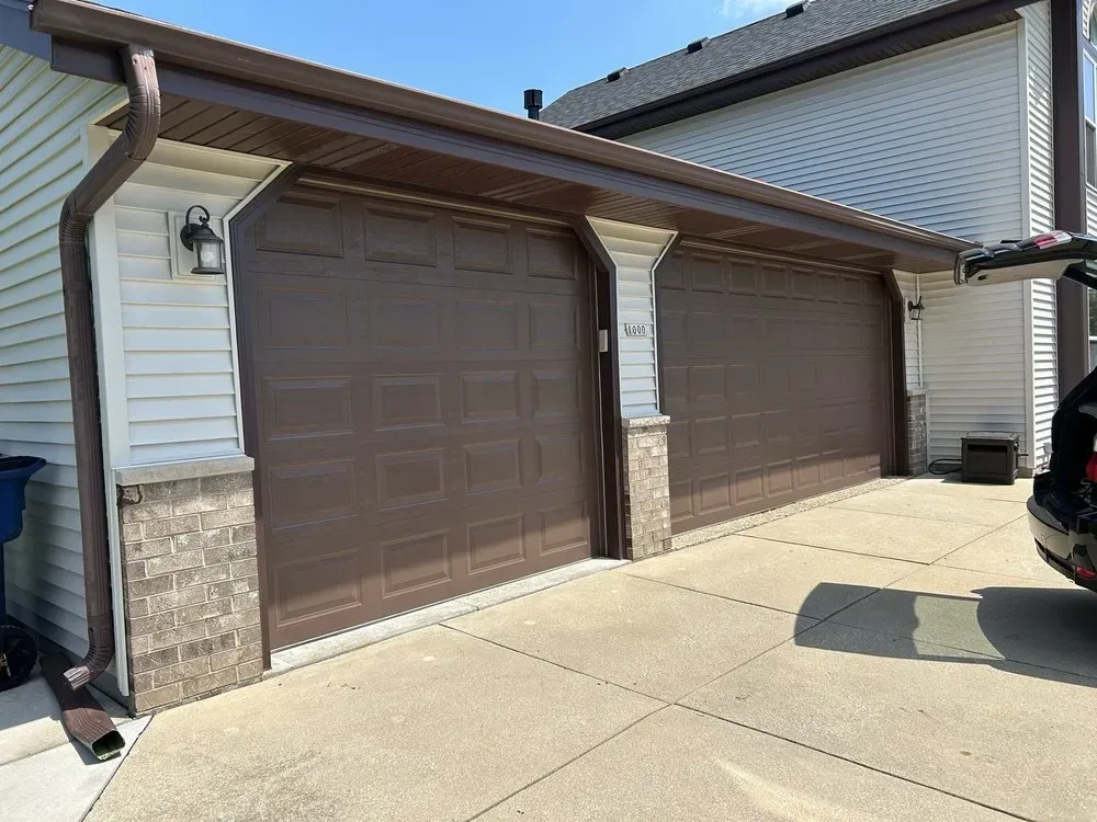 Freshly painted interior wall in a modern Milwaukee home with neutral tones, natural light, and minimalist decor.