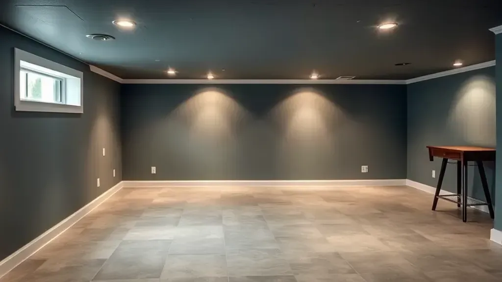 Basement Painting projects in Milwaukee WI showcasing vibrant colors and professional finishes
