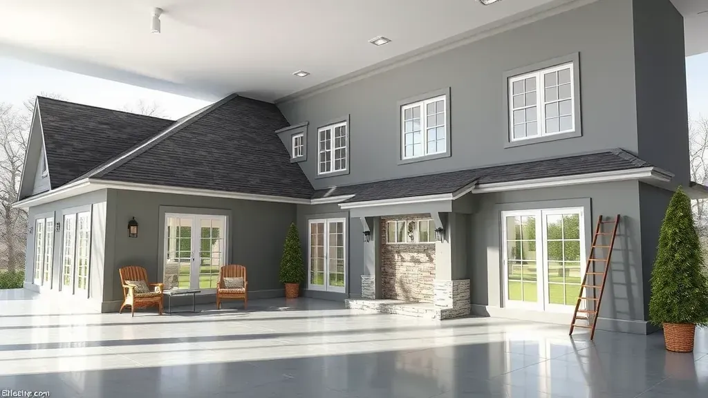 Painting Contractor in Franklin, WI with a team painting a house exterior in vibrant colors.