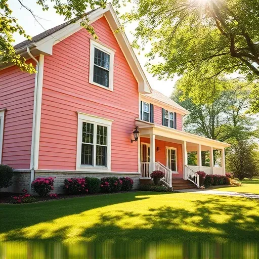 Beautifully painted house exterior in Waterford, WI, highlighting vibrant colors and expert craftsmanship with a manicured lawn.