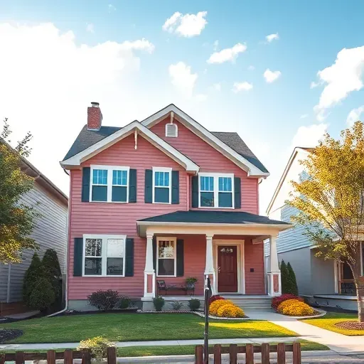 Freshly painted home in Oak Creek WI, showcasing vibrant colors, pristine siding, and professional craftsmanship in a serene neighborhood.