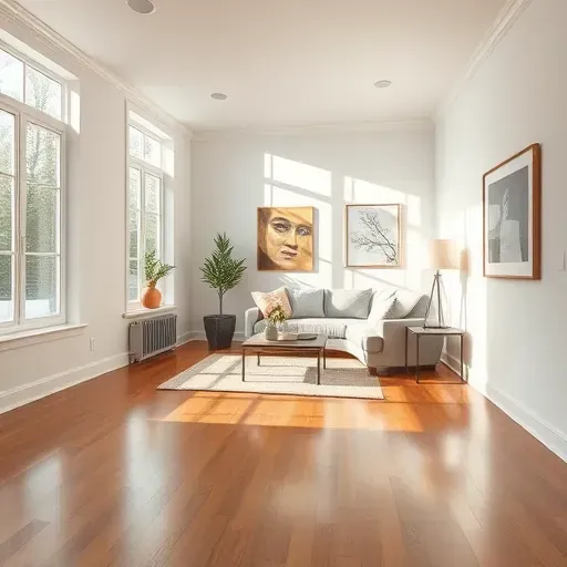 Modern Caledonia WI home interior with neutral walls, natural light, and stylish decor in an open-concept layout.