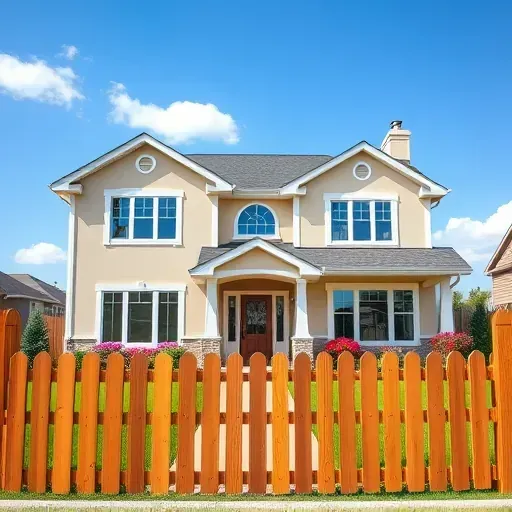 Exterior of a professionally painted residential house in Butler WI, featuring soft colors, vibrant flowers, and a manicured lawn.