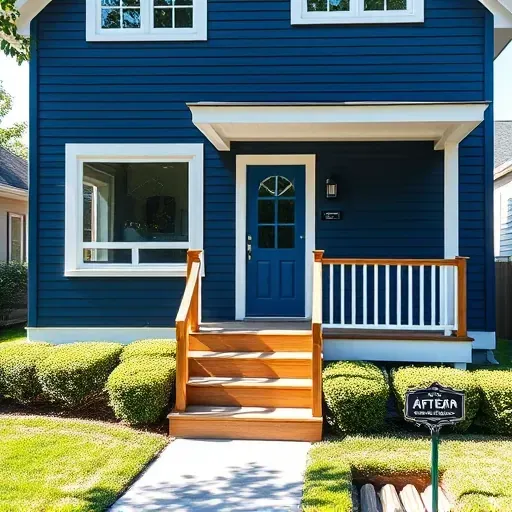 Completed painting project in Milwaukee, WI showcasing vibrant colors and flawless finish on walls and trim.