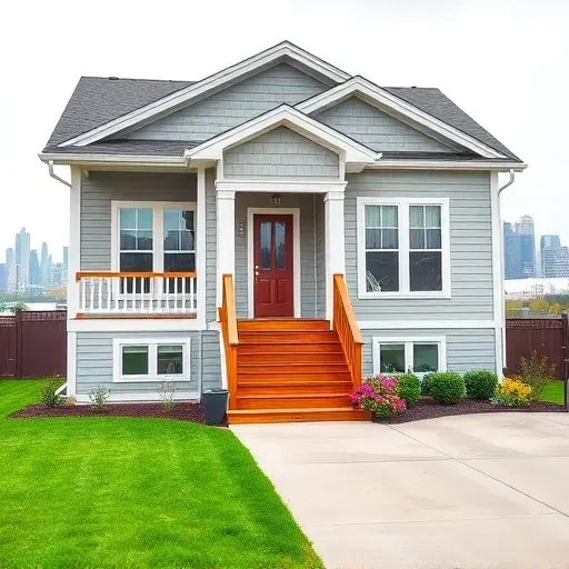 Completed exterior painting project by a contractor in Milwaukee, showcasing vibrant colors and neat finishes.