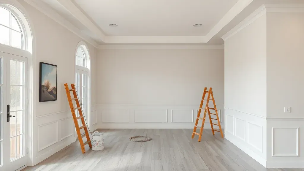 Painting Contractor in Bay View, WI with a professional exterior painting project in progress.