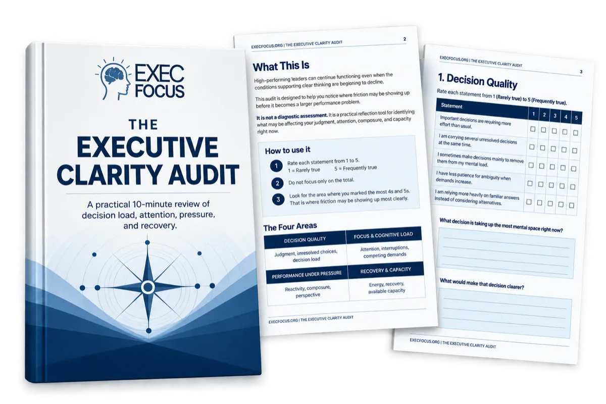 Executive Clarity Audit