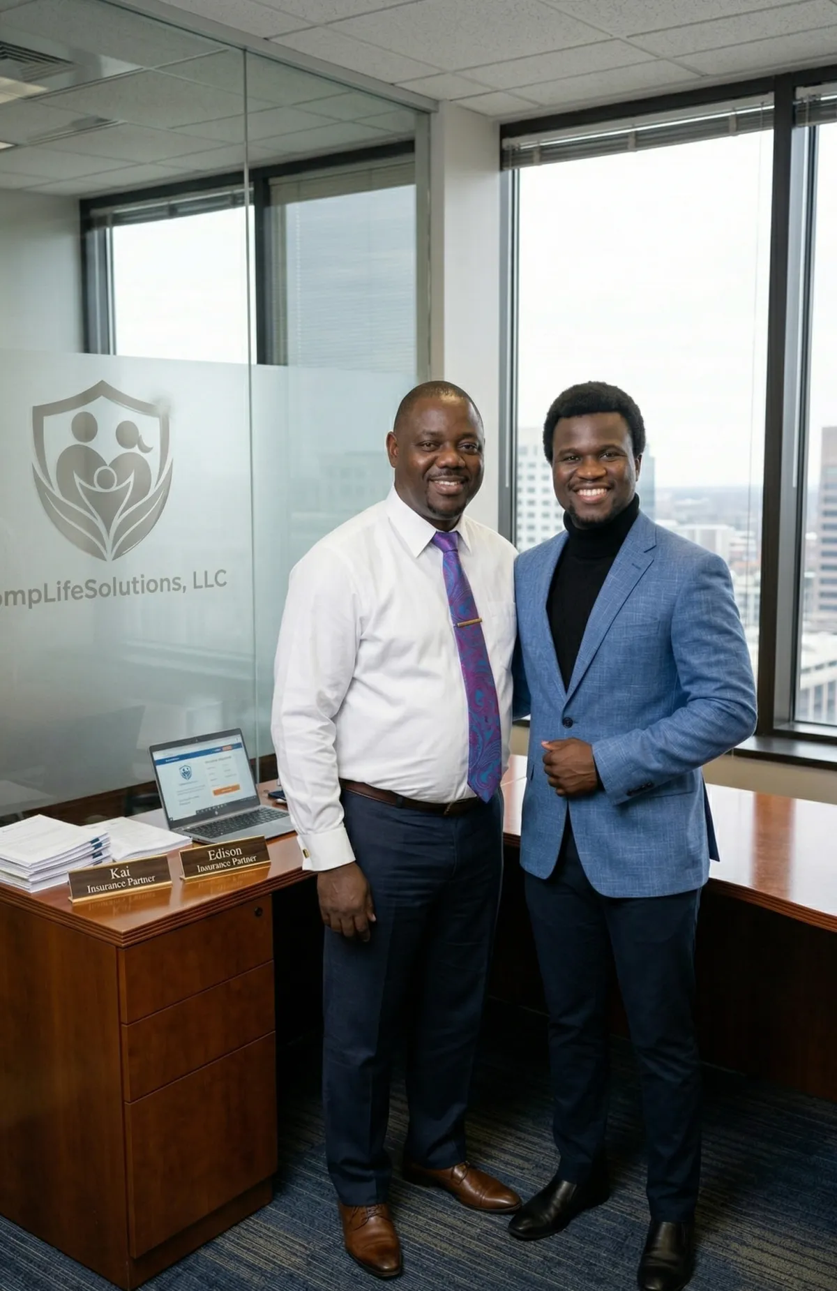 Professional partners Kai and Edison from CompLife Solutions