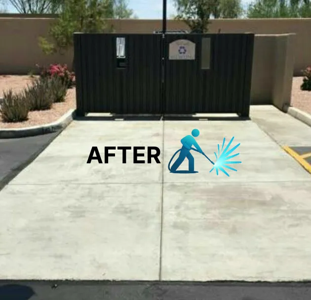 Concrete Pad After