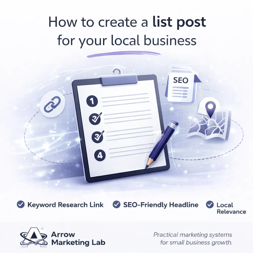 How to Write a List Post for Your Local Business