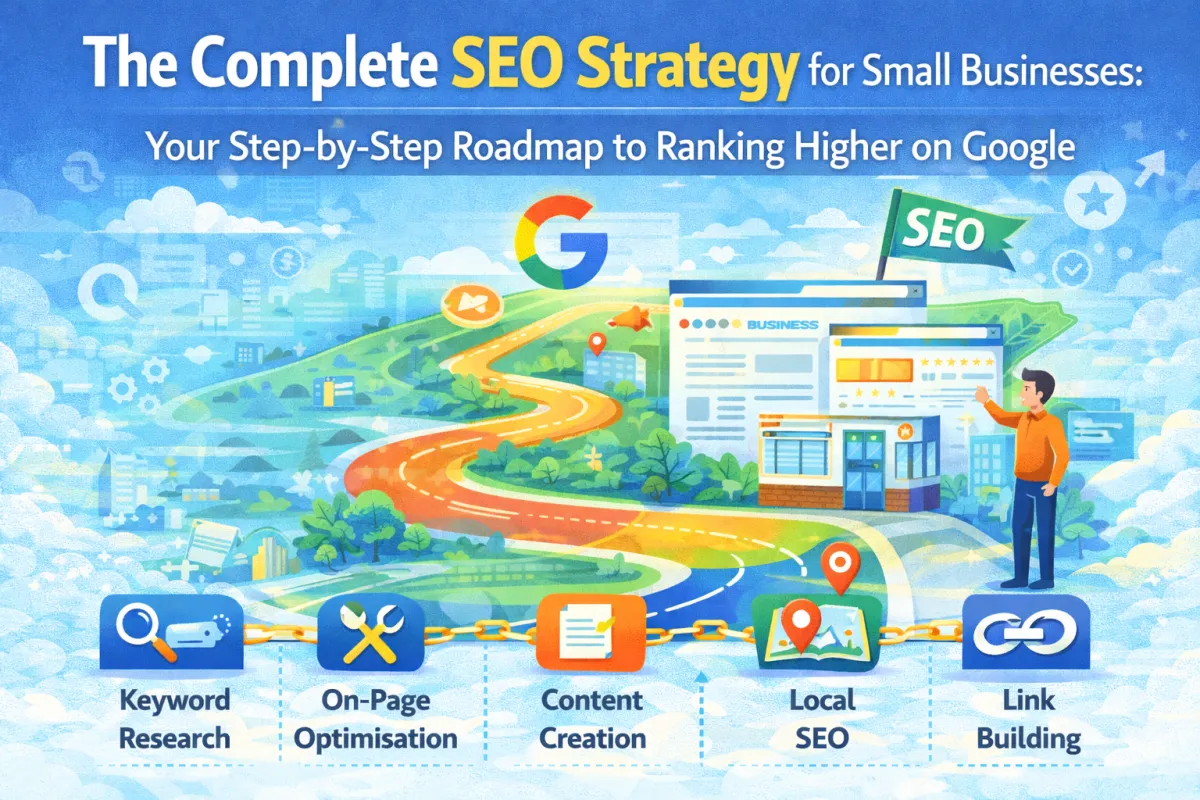 The Complete SEO Strategy for Small Businesses: Your Step-by-Step Roadmap to Ranking Higher on Google