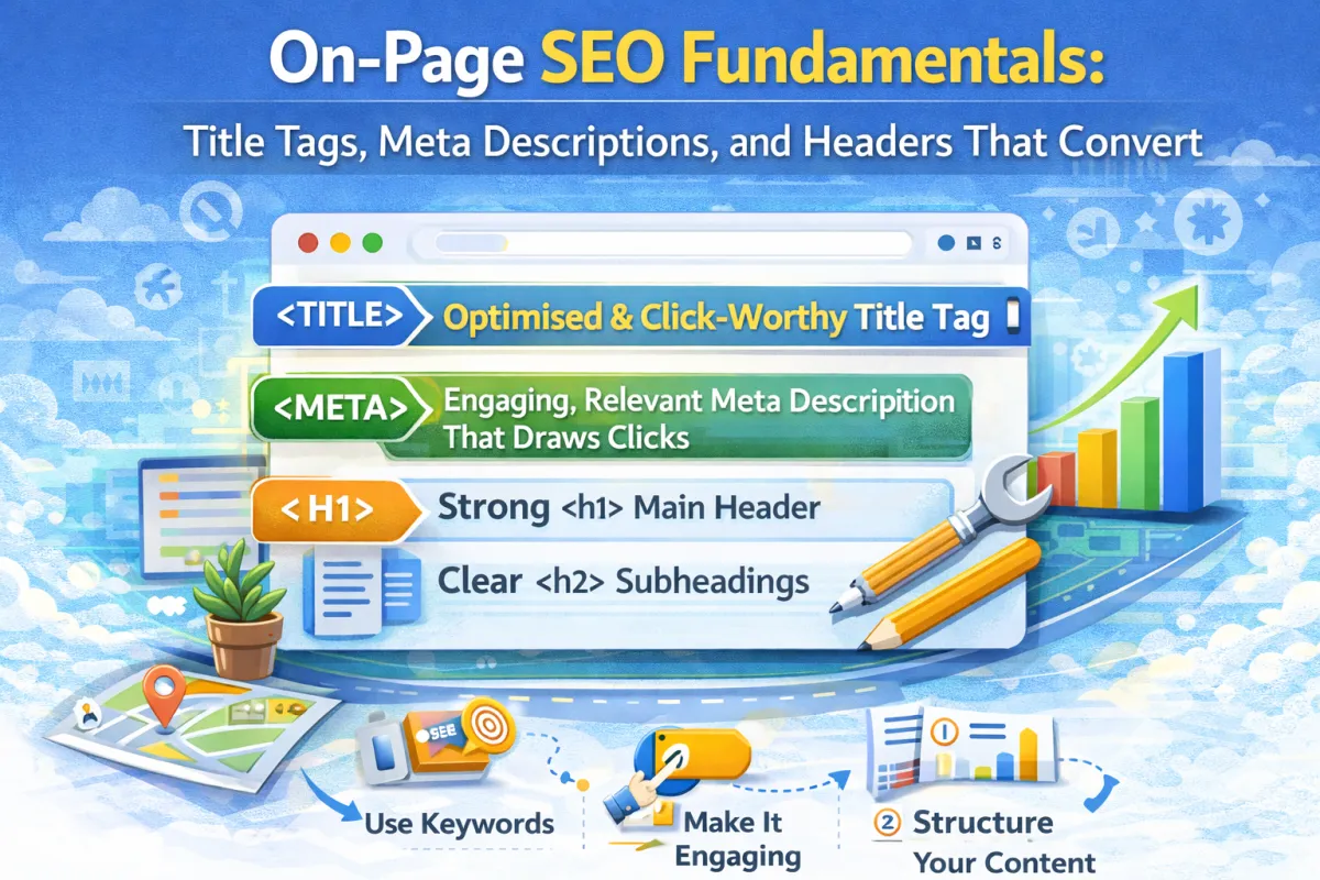 On-Page SEO Fundamentals: Title Tags, Meta Descriptions, and Headers That Convert