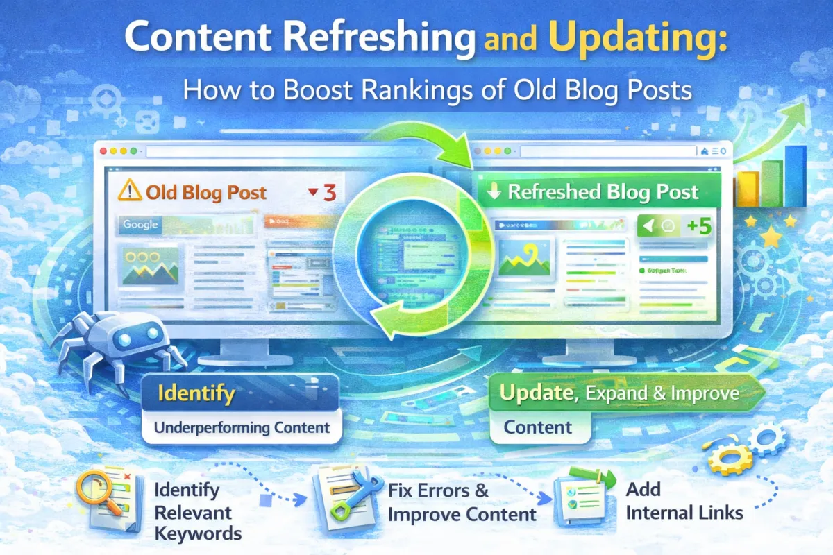 Content Refreshing and Updating: How to Boost Rankings of Old Blog Posts