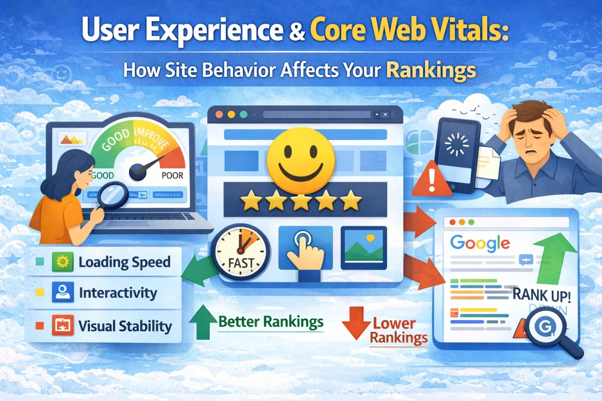 User Experience and Core Web Vitals: How Site Behavior Affects Your Rankings