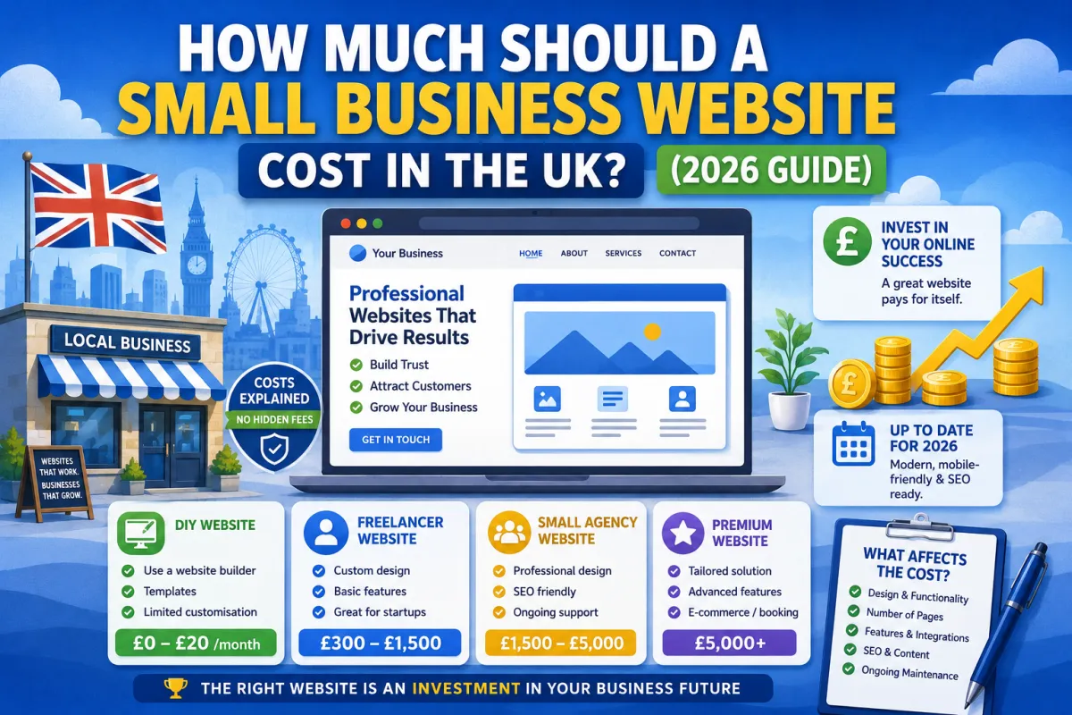 How Much Should a Small Business Website Cost in the UK? (2026 Guide)