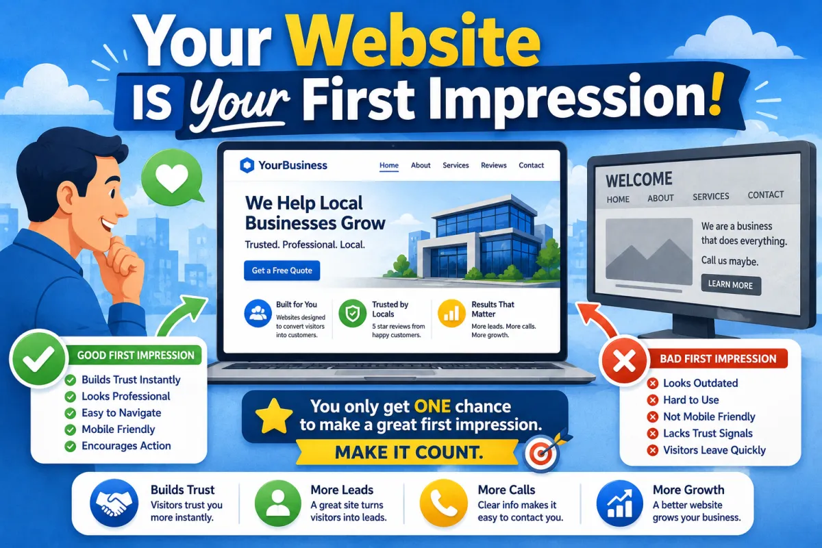 Your Website IS Your First Impression
