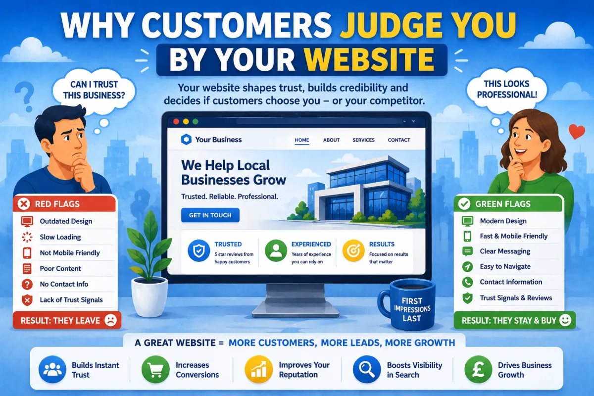 Why Customers Judge You by Your Website 
