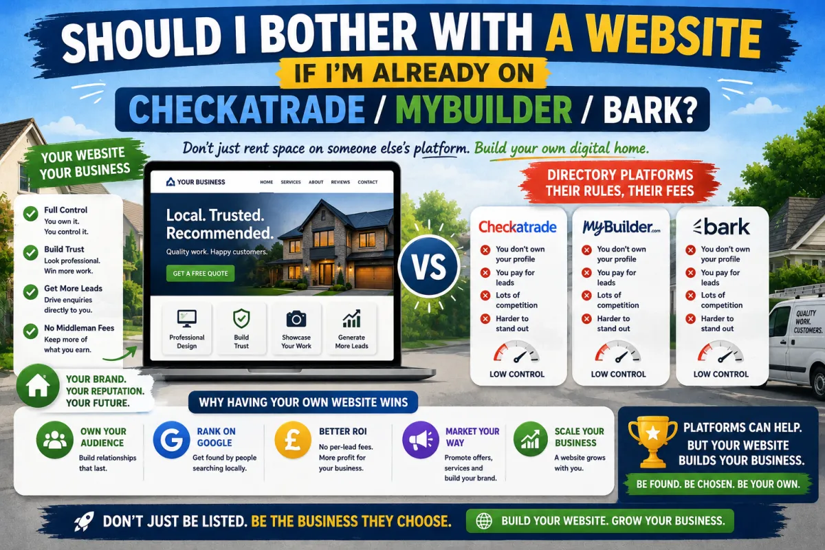 should i bother with my own website?